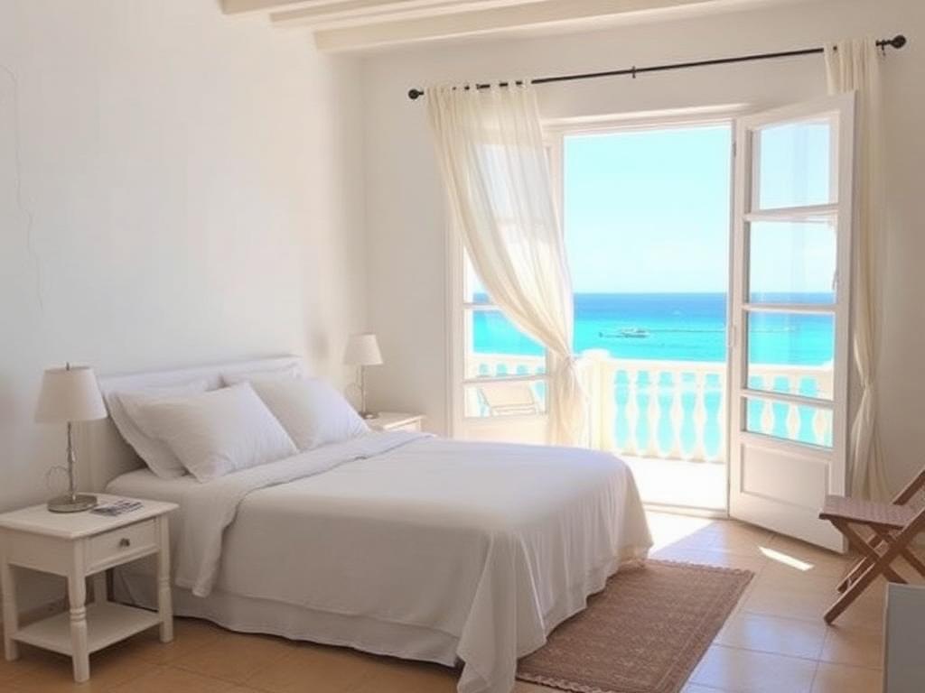 Whitewashed Beachfront Room